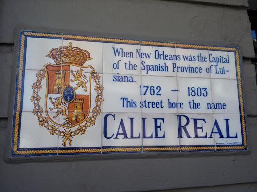 Calle Real Tile Plaque
