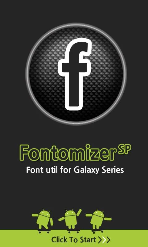 Fontomizer SP(Font for Galaxy) - screenshot