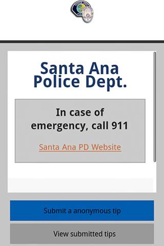 Santa Ana PD Tips