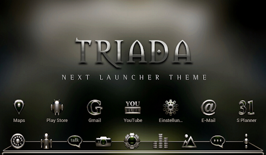 Next Launcher Theme Triada