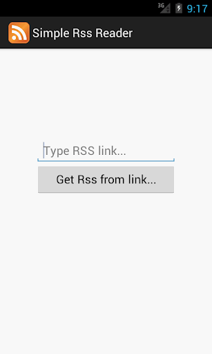 Simple Rss Reader