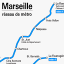 Marseille Metro Netzplan HD mobile app icon