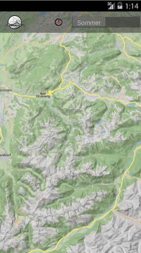 WETTERSTEIN mountain range map