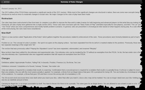 Download PDGA Mobile Rules APK for Android