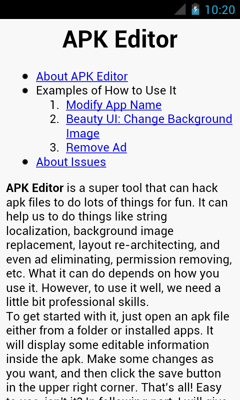   APK Editor- screenshot  