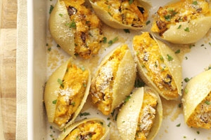 Sweet Potato & Caramelized Onion Shells