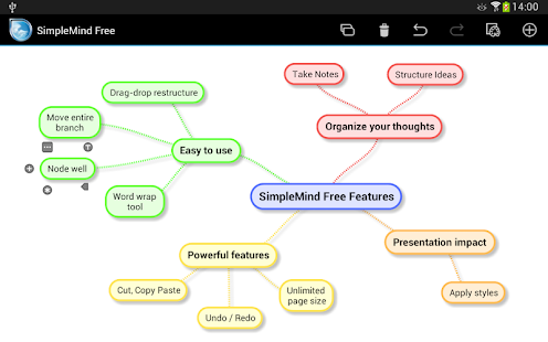 SimpleMind Free mind mapping - screenshot thumbnail