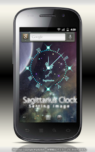 12星座☆射手座アナログ時計ウィジェット Screenshots 5