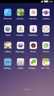 White Flower C Launcher Theme Screenshots 3