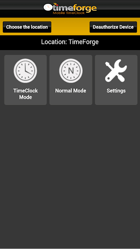 TimeForge Mobile TimeClock