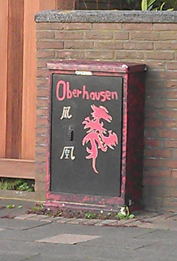Roter Drachen Stromkasten Oberhausen