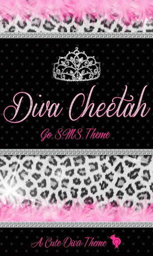 Diva Cheetah GO SMS Theme