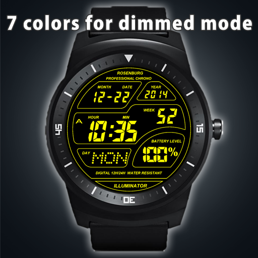 【免費生活App】A41 WatchFace for LG G Watch R-APP點子