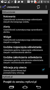 Notowania giełdowe - myfund.pl Screenshots 22