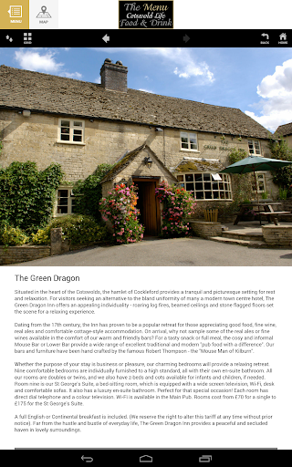 Cotswold Life - The Menu