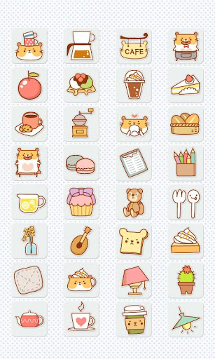 【免費娛樂App】CUKI Theme Hams Cafe Icon-APP點子