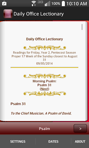 【免費書籍App】Daily Office Lectionary-APP點子