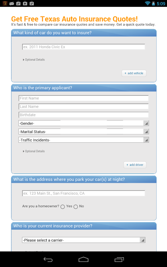 Car Insurance Quotes Detective - Android Apps on Google Play