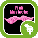 Go Locker Pink Mustache icon