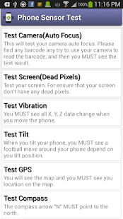 Free Download Phone Sensor Test APK
