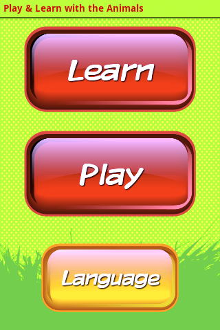 Play Learn: Animals