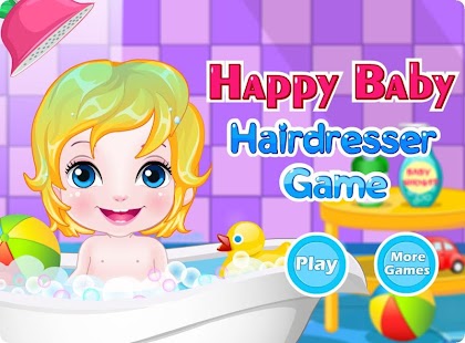 Free Download Happy Baby Hairdresser Game HD APK for PC