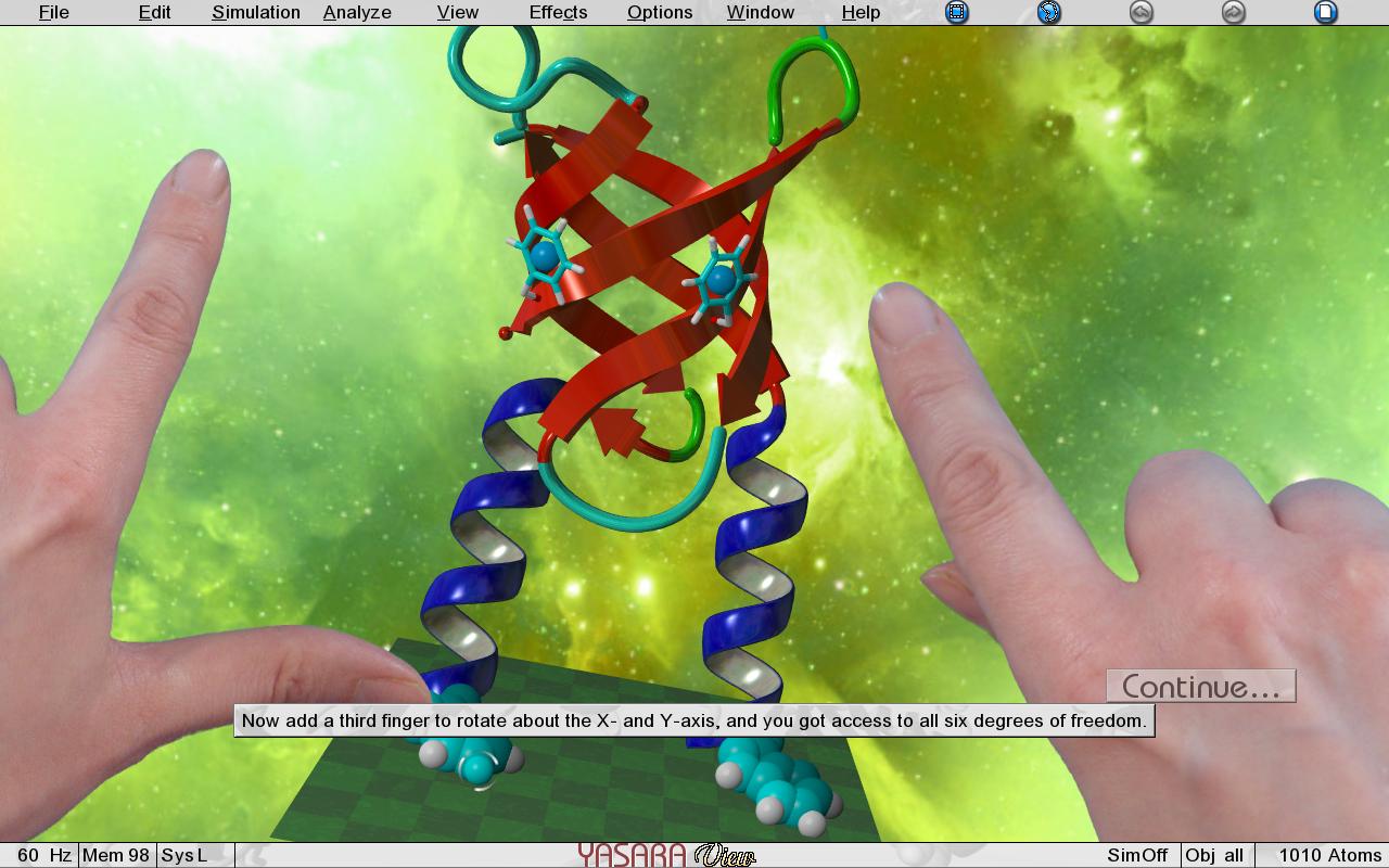   YASARA View- ቅጽበታዊ ገጽ እይታ 