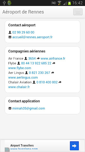 【免費交通運輸App】Rennes Aéroport-APP點子