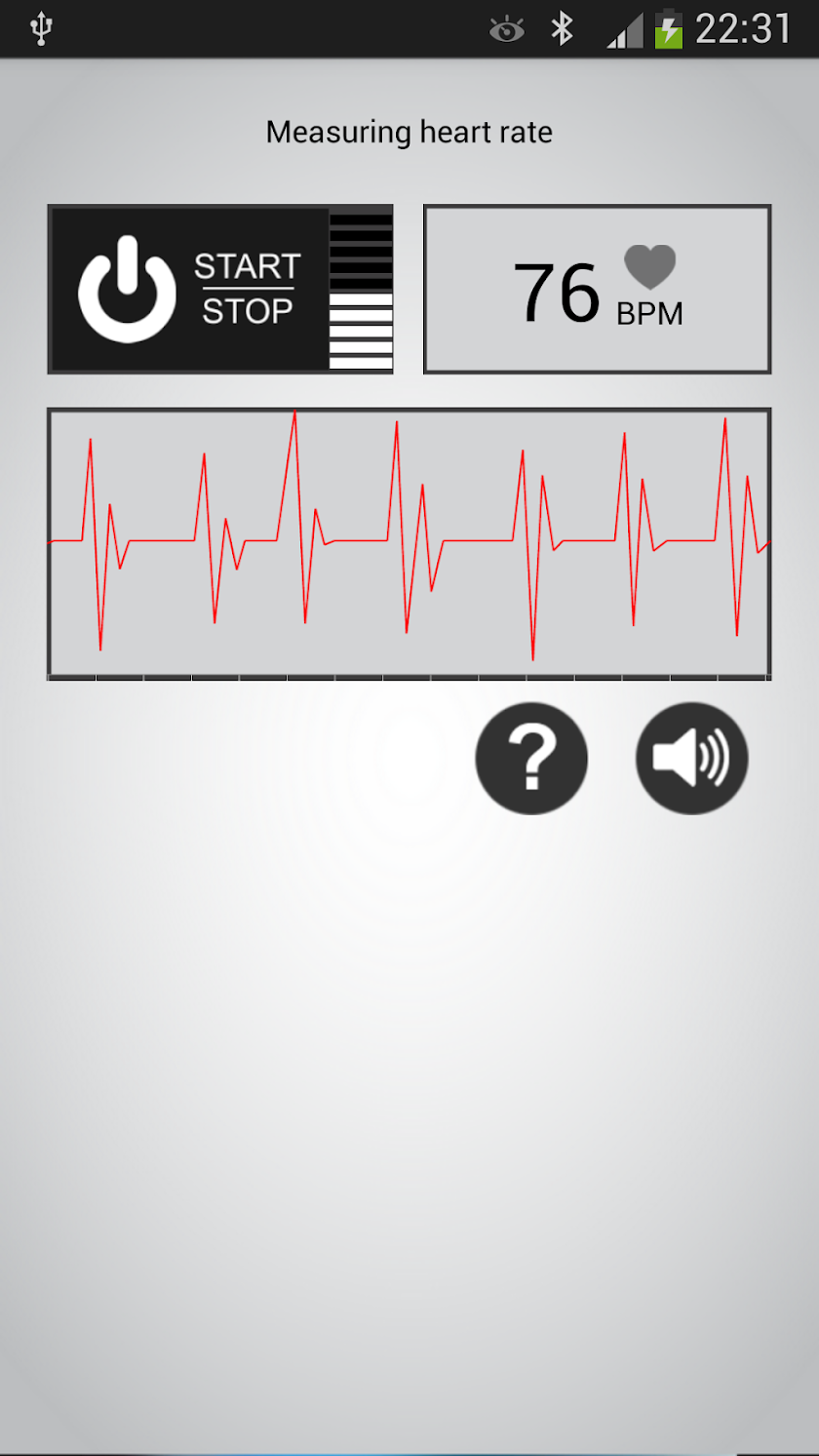 Heart Rate Monitor Screen 1