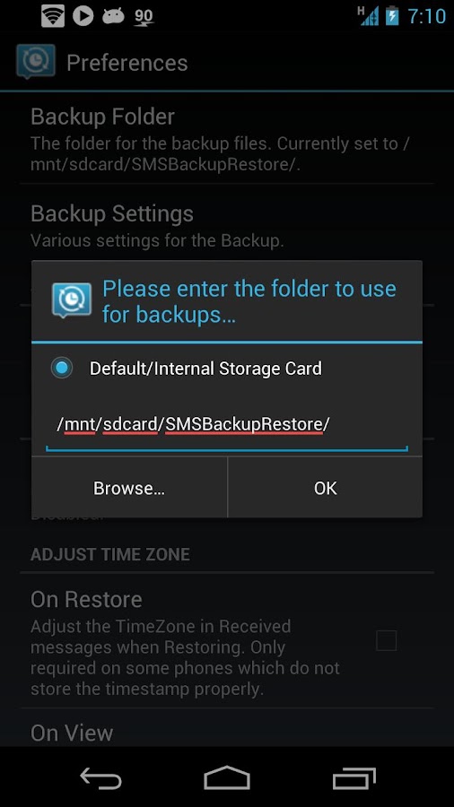 What is a android backup