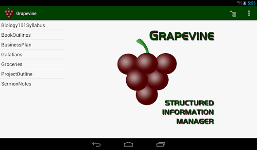 download Grapevine Outliner free