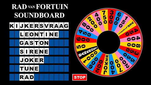 Rad van Fortuin Soundboard