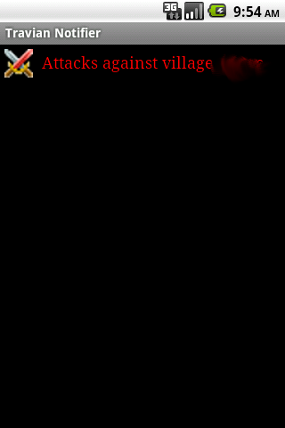 TravianNotifier Screen 2