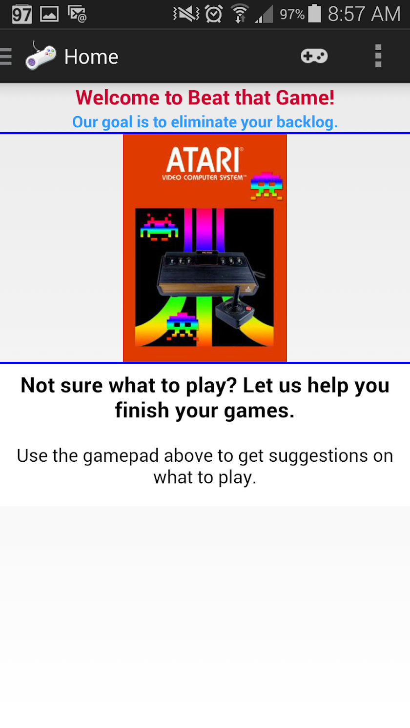 Beat that Game! Screen 1