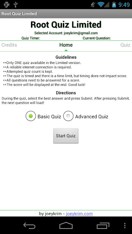 Root Quiz - Limited - 1.0.6 - (Android)