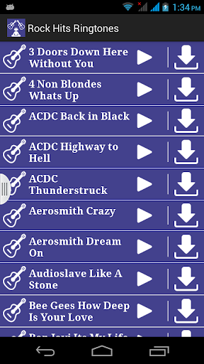 All Time Hits Rock Ringtones