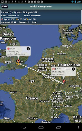 Stuttgart Airport + Radar STR