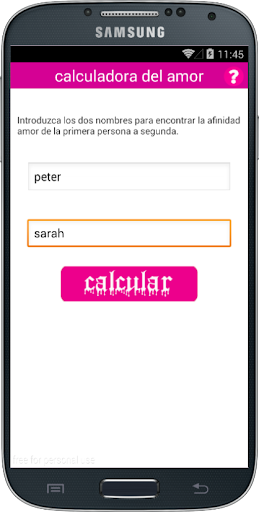 【免費娛樂App】calculadora del amor-APP點子