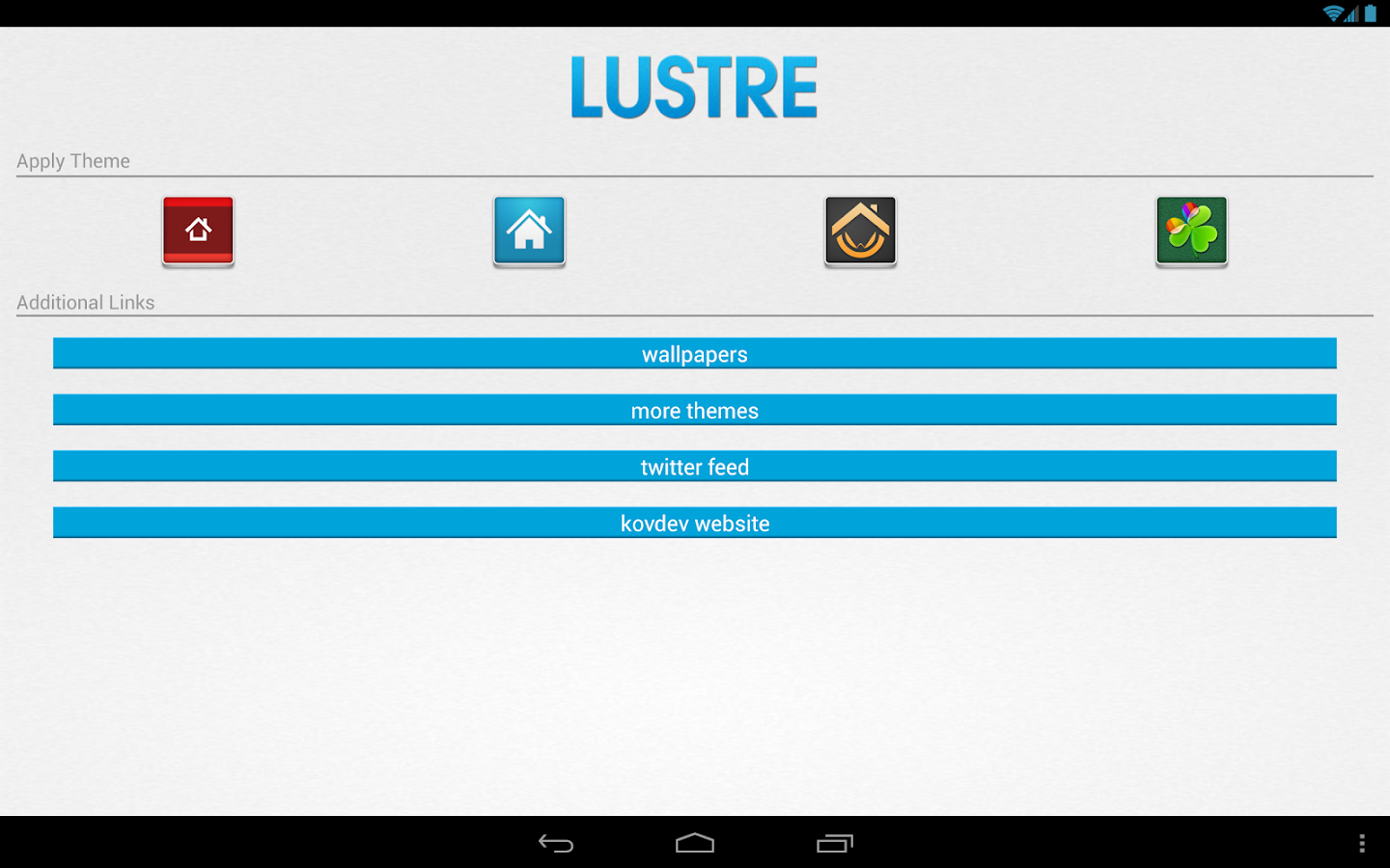 Lustre (adw nova apex theme) - screenshot