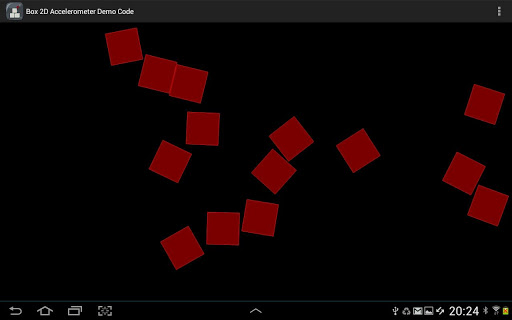 Box 2D Accelerometer Demo Code