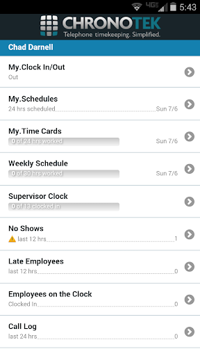 Chronotek Mobile App