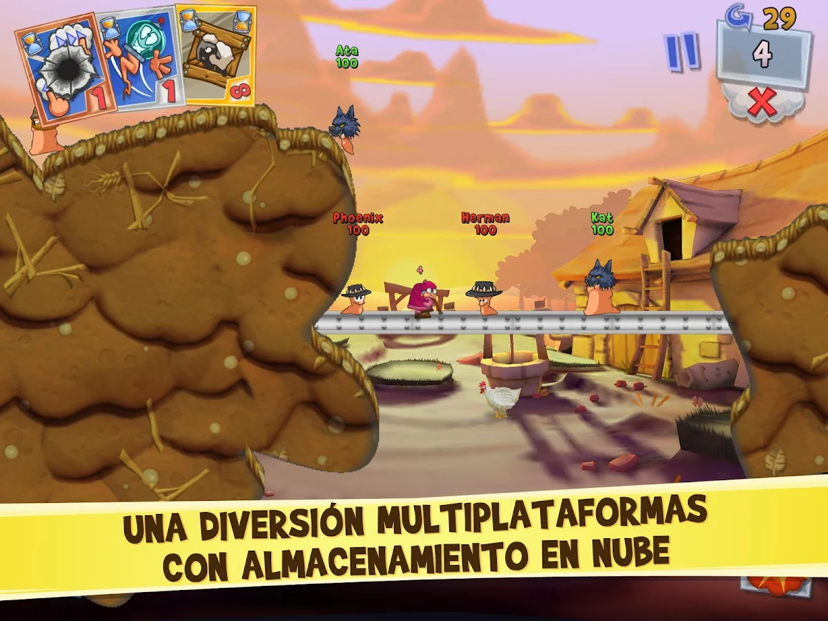   Worms 3: captura de pantalla 