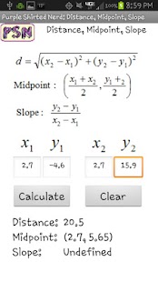 PSN Distance Midpoint Slope Screenshots 2