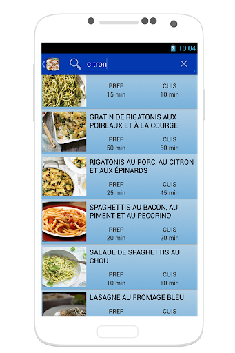 【免費生活App】Recettes de pates-APP點子