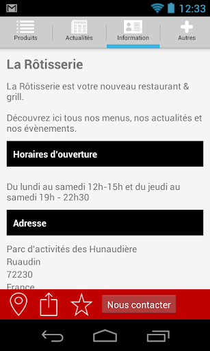 【免費生活App】Restaurant La Rôtisserie-APP點子