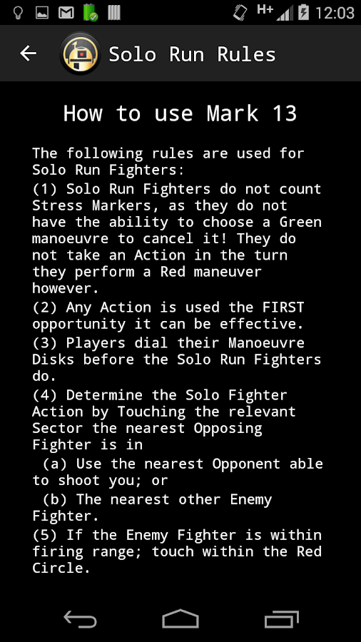solo x-wing ai 13 mark Wing Play Mark on Solo  13:  AI Google Android X Apps