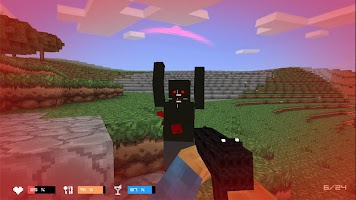 Anteprima screenshot di Cube Gun 3D: Zombie Island APK #5