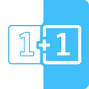 One by One Number puzzle game mobile app icon