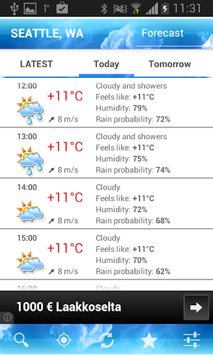 【免費天氣App】ForecaWeather-APP點子