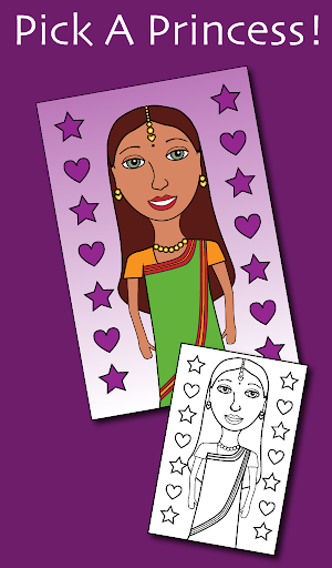 World Princess Coloring Book